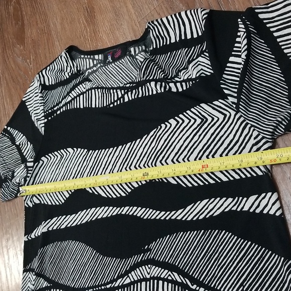 (XL) Módel France Striped Top Casual Classic Fit Relaxed Weekend Home Staple - Picture 5 of 6